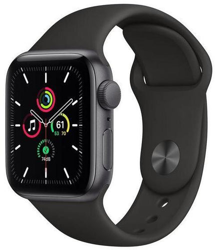 Apple Watch SE GPS - 40mm - Space Gray - Aluminium Case With Black Sport Band