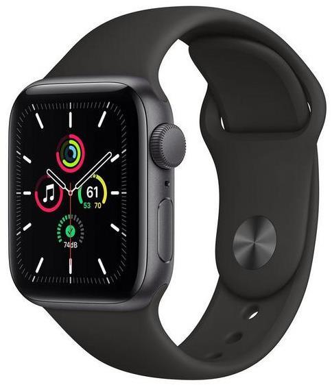 Apple Watch SE GPS 40mm Space Gray Aluminium Case With Black