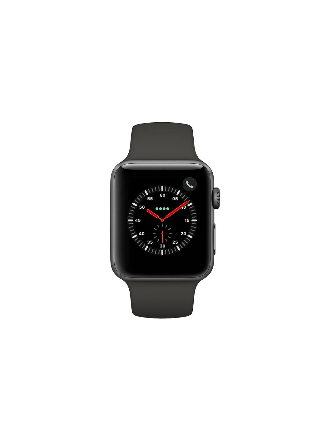 Apple Watch Series 42mm Space Grey Aluminium Case with Black