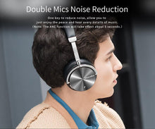 Bluedio T4S Active Noise Cancelling Bluetooth Headphones - Black