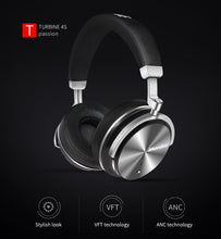 Bluedio T4S Active Noise Cancelling Bluetooth Headphones - Black