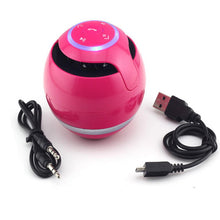 Round Bluetooth Mini Wireless Speaker for Android IOS Smartphone